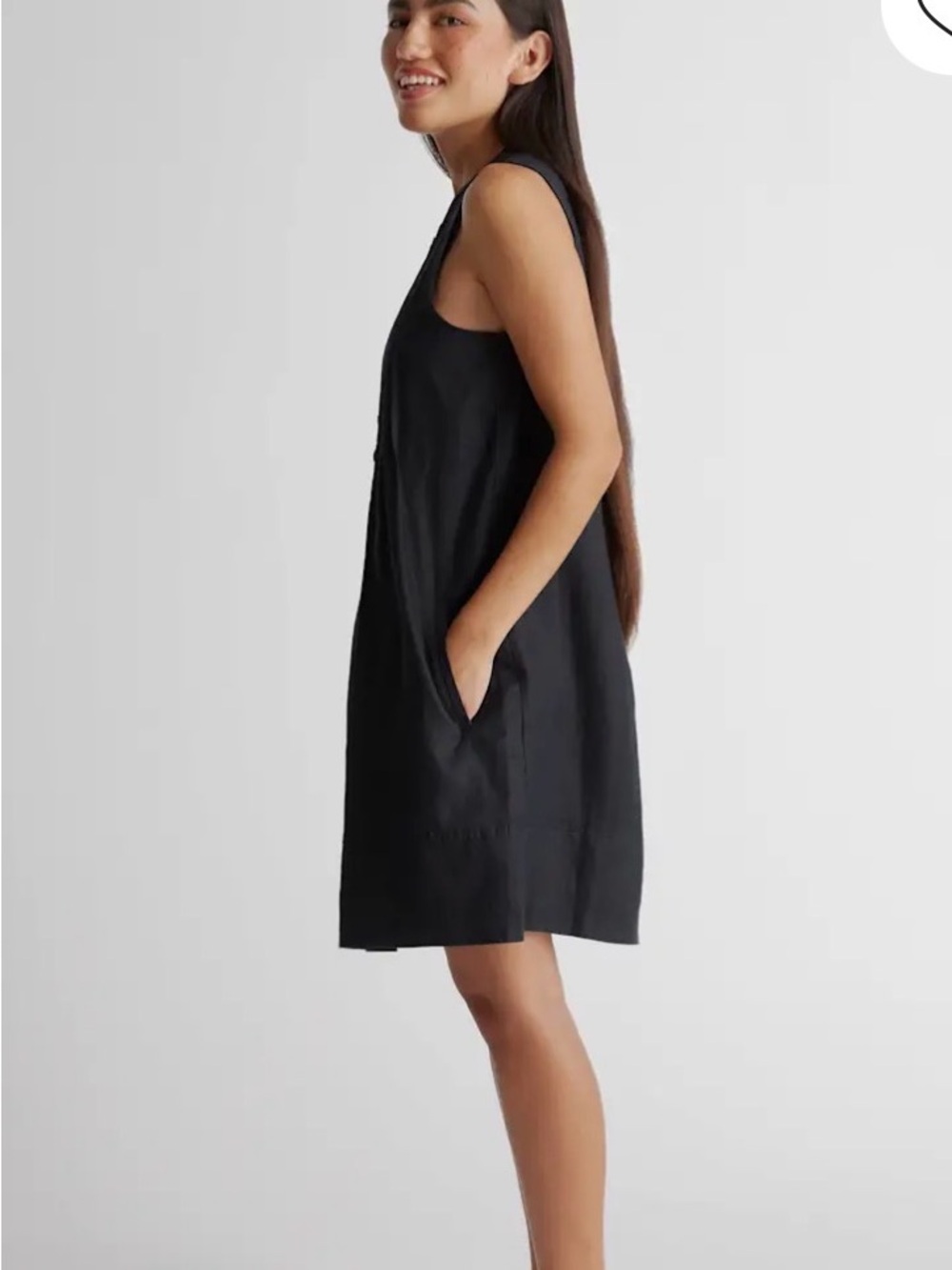 Quince 100% European Linen Dress - Picture 2 of 6